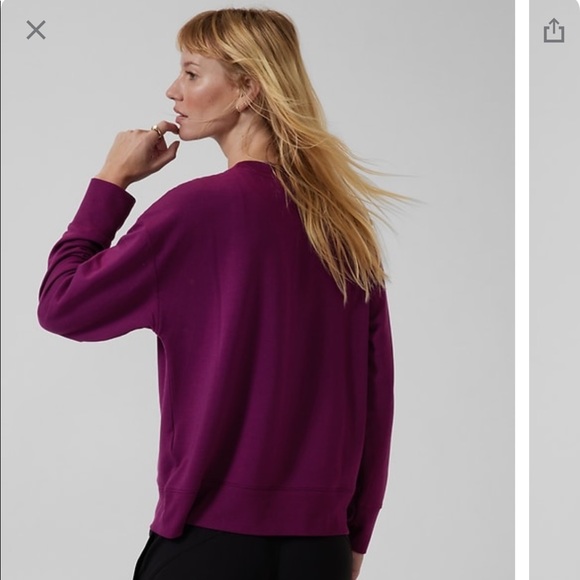 Athleta Balance Henley Sweatshirt - Picture 3 of 7